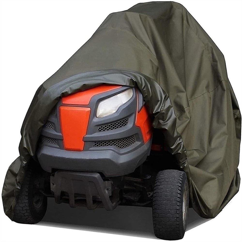 Riding Lawn Mower Cover, Waterproof Oxford Fabric, Green, M