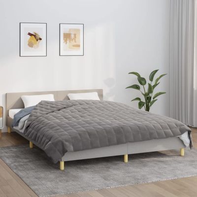 ZEYUAN Weighted Blanket Gray 200 x 225 cm, 13 kg