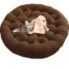 uyeoco Round Chair Cushion Floor Cushion, 65/70 cm Diameter, Indoor and Outdoor, Thick Padding (H11, 55 x 8 cm) view 1