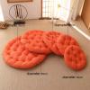 uyeoco Round Chair Cushion Floor Cushion, 65/70 cm Diameter, Indoor and Outdoor, Thick Padding (H11, 55 x 8 cm) view 4