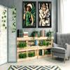 Borsalino Baroque Picture Frame 34 x 44 cm, Black Wood Grain, White Backing, Clear Acrylic Glass view 2