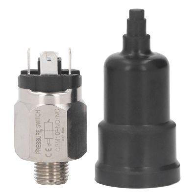 Stainless Steel Rubber Pressure Switch for Pump, Adjustable Pneumatic and Vacuum Switch