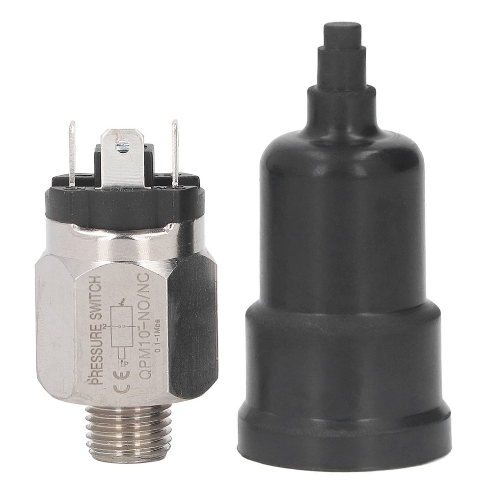 Stainless Steel Rubber Pressure Switch for Pump, Adjustable Pneumatic and Vacuum Switch