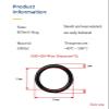 EPDM O-Ring, 13 mm OD, 11 mm ID, 1 mm Width, Black, Pack of 10 view 2