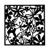 Hanging Room Divider, 12-Piece Decorative Black Plastic Panel Set view 1