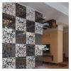 Hanging Room Divider, 12-Piece Decorative Black Plastic Panel Set view 3