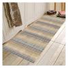 Siunwdiy Modern Abstract Runner Rug 60 x 280 cm, Non-Slip Rectangular Printed Rug with Yellow Pattern view 2