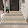 Siunwdiy Modern Abstract Runner Rug 60 x 280 cm, Non-Slip Rectangular Printed Rug with Yellow Pattern view 4