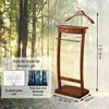 Freestanding Wooden Valet Stand with Hanger and Trouser Bar, 44.4 x 30 x 112.2 cm view 3