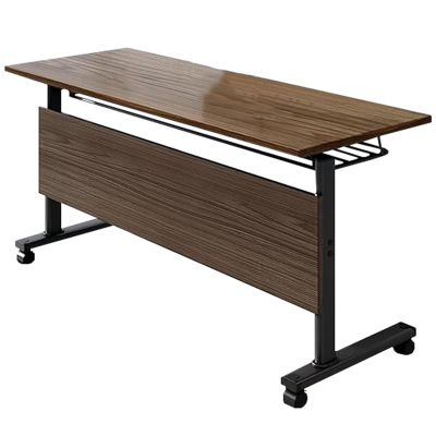 KOOFUR Folding Conference Table with Open Storage, 70.9 x 19.7 x 29.5 in