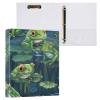 3-Ring Binder, Frog, 1.5 in, Round Rings for 200 Sheets, with Non-Slip Metal Clip view 3