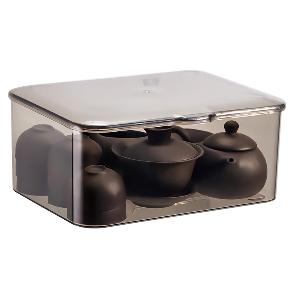 Qcwwy Multifunctional Tea Organizer, Dustproof Tea Bag Holder and Storage Box