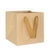 AZOWA Brown Kraft Paper Gift Bags, 20 x 20 x 20 cm, 10-Pack view 1
