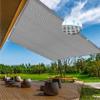 Rectangular Shade Sail with Eyelets, 3.1 x 10 m, UV Protection, Weather-Resistant, Gray view 2
