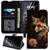 BWEGRHE Wallet Case for Samsung Galaxy S23 Ultra, Wrist Strap, PU Leather, TPU Inner Case, Magnetic Closure, Stand, Card Slot view 1