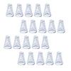 20-Piece 304 Stainless Steel Conical Compression Springs, 0.3–0.8 mm Wire, 0.5 × 3–7 × 8.5 mm view 1