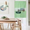 Hiseng Japanese Noren Doorway Curtain, Room Divider, 85 x 90 cm, Simple Life 9 view 2