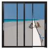 Magnetic Fly Screen Door Curtain, 170 x 215 cm, Black view 1