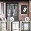 Magnetic Fly Screen Door Curtain, 170 x 215 cm, Black view 2