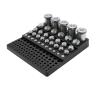 Multifunctional Drill Holder, 131-Hole Tool Organizer for 4–32 mm Cutters view 1