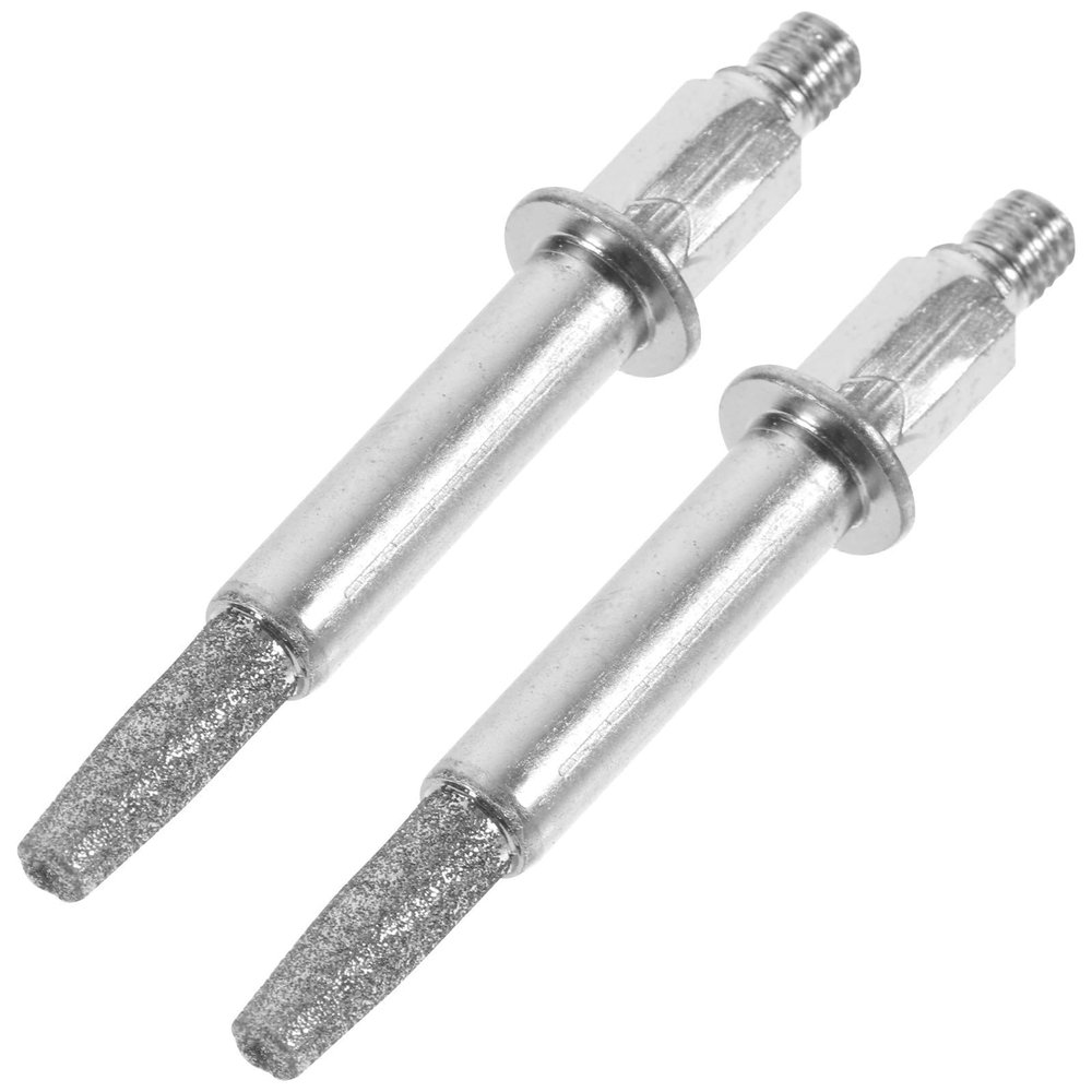 HOMOCONO 2-Piece Corundum Chainsaw Sharpening Stones for Precise Sharpening and Polishing of Metal