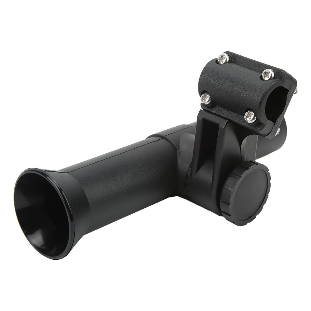 360° Adjustable Fishing Rod Holder with 5.1 cm Port, Yacht Rod Clamp