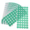 BUGUUYO 1,000 Self-Adhesive Round Paper Labels, QC Passed, Green view 1