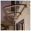 Weather-Resistant Aluminum & Polycarbonate Door Canopy, UV-Resistant, 150 x 250 cm view 1