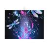 Microfiber Dish Drying Mat, Neon Dragonflies, Heat-Resistant, Absorbent, 45.7 x 61 cm view 1