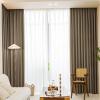 Homxi Blackout Curtains, 2-Pack, 42W x 72H in, Solid Brown Velvet view 1