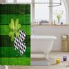 Homemissing Green Luck Shamrock St. Patrick’s Day Shower Curtain view 3