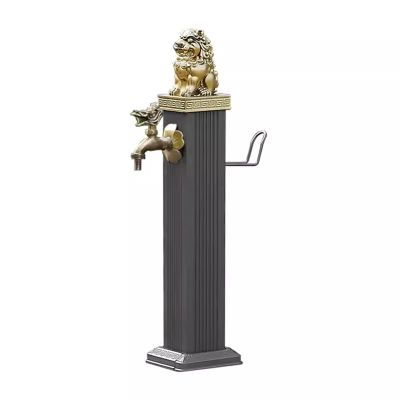 76 cm Retro-Style Garden Water Column with Faucet