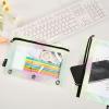 CHIFIGNO 3-Ring Pencil Pouches, Customizable, Clear Window, 2-Pack view 4