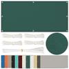 Waterproof Rectangular Sun Shade Sail 1.4 x 4 m with Eyelets, Dark Green view 1