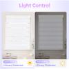 Window Roller Blind 115 x 190 cm, Sun, Privacy & Noise Protection, No-Drill Duo Blind, White view 2