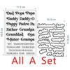 Clear Stamps and Metal Dies Set for Greeting Cards view 2