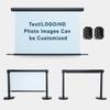 LZfLwJV Premium Roll-Up Barrier, Commercial Advertising Column, Custom Text/Logo/HD for Ceremonial Museums (100 cm/3.3 ft) view 1