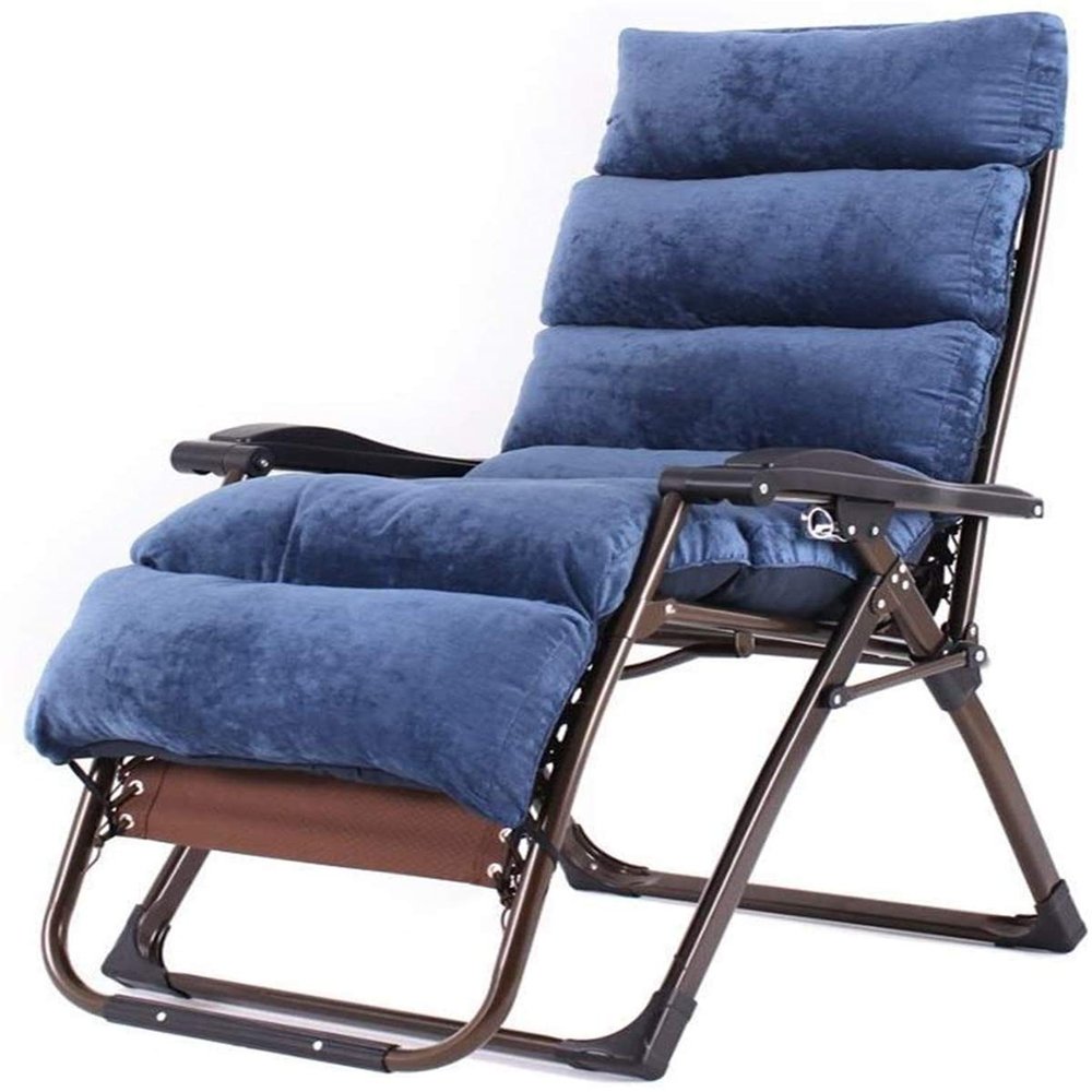 KOOFUR Brown Rattan Outdoor Rocking Sun Lounger, Max. 150 kg