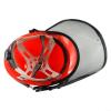 Red Chainsaw Safety Face Shield with Adjustable Headband view 2