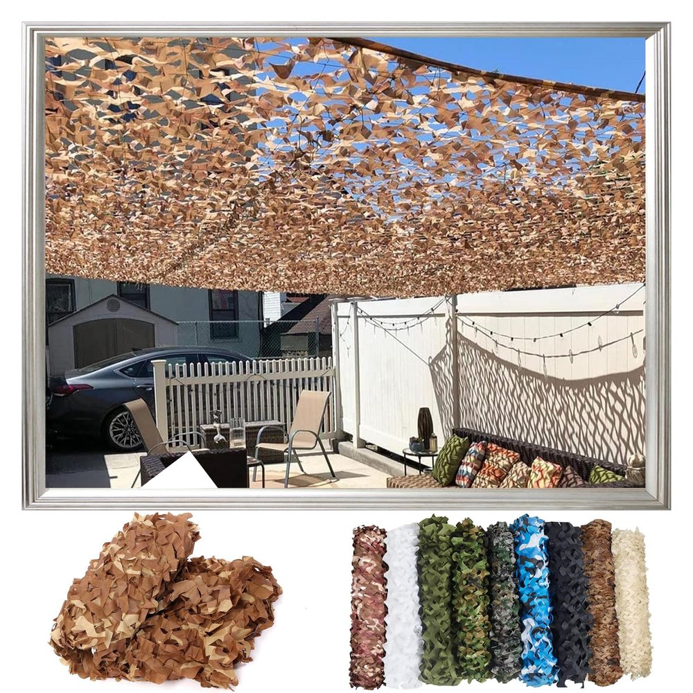 OTIGA Camouflage Net for Hunting, Camping, Parties and Outdoor Decoration, 7 x 18 m / 22.96 x 59.04 ft