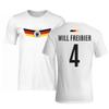 Germany T-Shirt - Will Free Beer - Funny Soccer Jersey with Slogan and Flag - Euro 2024 (DE/NL/SE/PL, Alphanumeric, XXL, Regular, Regular, White, Will Free Beer) view 1