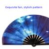 KanDuo Foldable Hand Fan, Colorfully Painted, Handmade, 1 Piece view 3