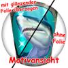 Glitter School Cone – Shark Design, 35–85 cm, Selectable Size, Name + Bow + 5 Mini Cones view 3