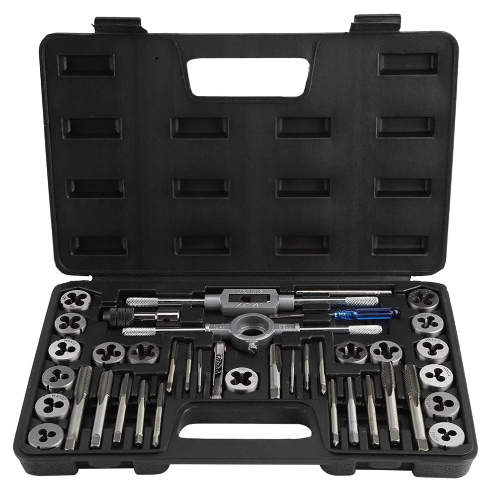 40-Piece Thread Cutting Tool Set, M3–M12