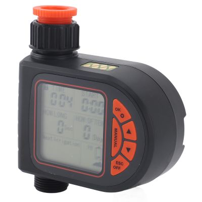 Large-Screen Programmable Automatic Watering Timer with Filter and G1/2 Adapter