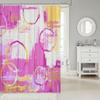 Homemissing Geometric Shower Curtain, 180 x 180 cm, Pink Tie-Dye view 2