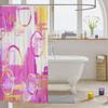 Homemissing Geometric Shower Curtain, 180 x 180 cm, Pink Tie-Dye view 3