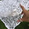 Military Camouflage Net, Breathable White Shade Net, 3 x 6 m (9.8 x 19.7 ft) view 2
