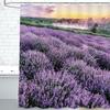 Lavender Shower Curtain 180 x 200 cm with 12 Hooks view 1