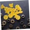 Hemobllo Plastic Flange Couplings, Reliable Support and Easy Installation, 16 Pieces, 5-Hole, for 5 mm Round Rods, DIY Furniture, Shelves and Projects view 3